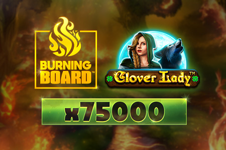 Clover Lady Burning Board